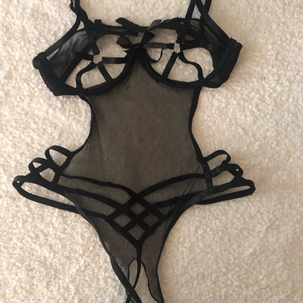 Black lingerie